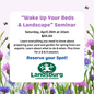 Wake Up Your Beds Event - Saturday, April 26th