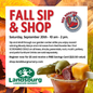 Fall Sip & Shop Event - Saturday, September 20th